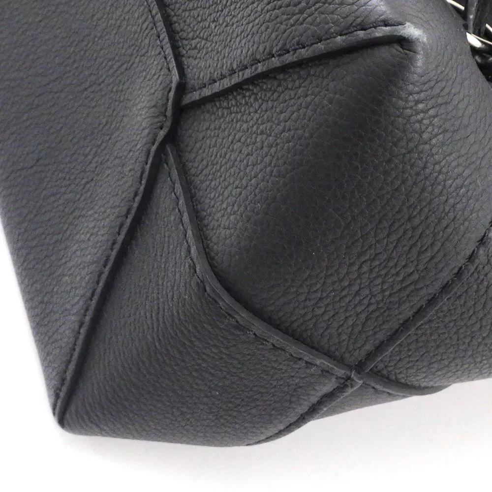 Louis Vuitton LockMe Backpack Taurillon Leather LV Logo Twist Lock Black - Picture 8 of 13